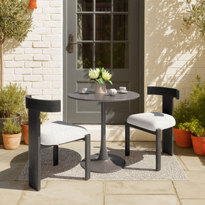 Zuo Modern Tiana Contemporary Dining Chair - Stylish, Premium Olefin & Aluminum Design For Modern Homes Black 100% Olefin,Aluminum 704079-zuo-modern