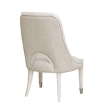 Brighton Upholstered Side Chair White, North Star Finish P378270 Pulaski Furniture