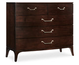 Bella Donna Five-Drawer Chest 6900-90010-89 Brown BellaDonna Collection 6900-90010-89 Hooker Furniture