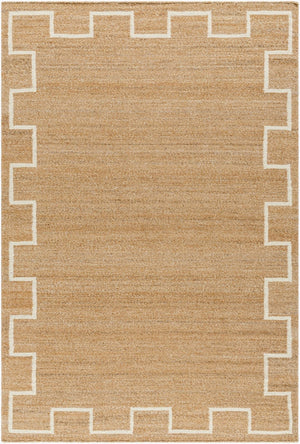 Surya Battle Canoe Handwoven Wool Flatweave Rug Artisan Indian Craft for Bohemian Living Spaces 8' x 10' Rectangle MXBC2300-810