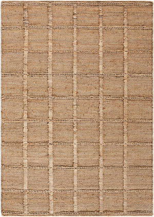 Surya Compass Rose Hand-woven Jute Accent Rug Artisan Natural Fiber Entryway Bath Mat 2' x 3' Rectangle MXCR2300-23