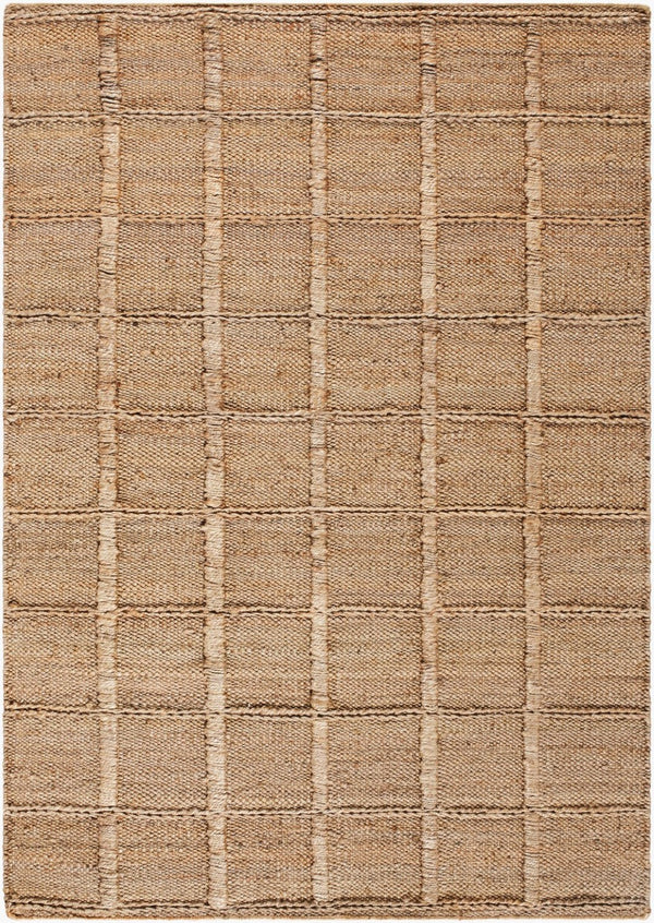 Surya Compass Rose Hand-woven Jute Accent Rug Artisan Natural Fiber Entryway Bath Mat 2' x 3' Rectangle MXCR2300-23