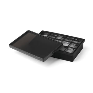 Lenox Cambridge 15-Cube Black Silicone Ice Mold With Lid NO COLOR METAL 9468IMTW