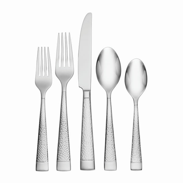 Lenox Oneida Sambre 65 Piece Fine Flatware Set, Service for 12 Metallic, STAINLESS METAL F034065A