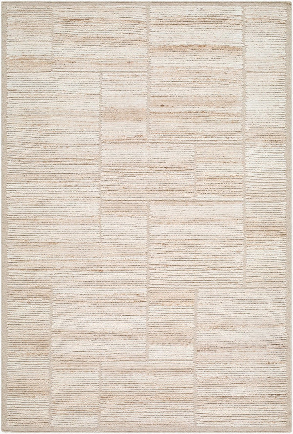 Livabliss Marco Handwoven Cotton Wool Geometric Art Deco Accent Rug for Entryway or Bath Light Beige, Ta 8' x 10' MXO2301-810