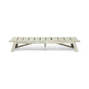 English Elm Christopher Knight Home® - Maki Chaise Lounge Set Of 2 – Stylish Outdoor Comfort With Weather-Resistant Acacia Wood Design 70998.00LGRY