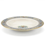 Autumn 24k Gold-Trimmed Porcelain Bowl with Hand-Applied Enamel Artistry