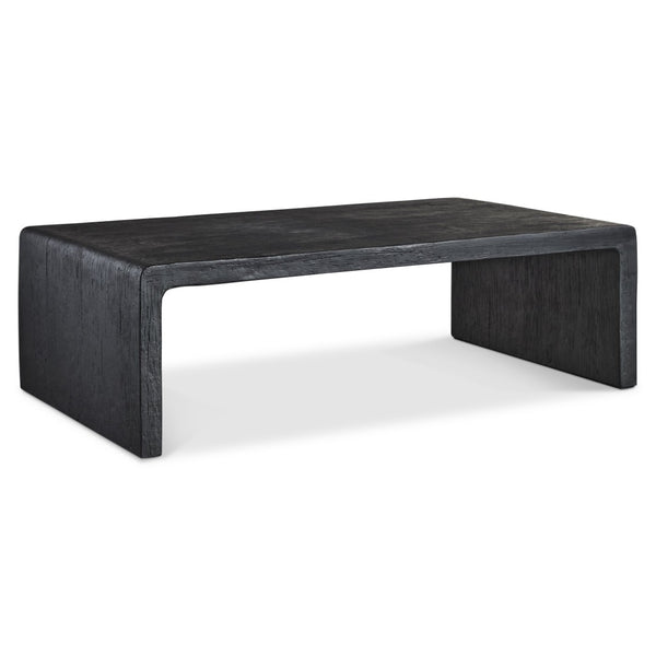 Bernhardt Bernhardt Shephard Faux Bois Resin Cocktail Table with Organic Form for Living Rooms 582012