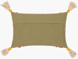 Surya Mystic Bohemian Global Pillow 20” X 20” – Luxurious Cotton Accent For Exotic Home Decor Bliss Dusty Sage Cotton,Cotton Myc002-1818d