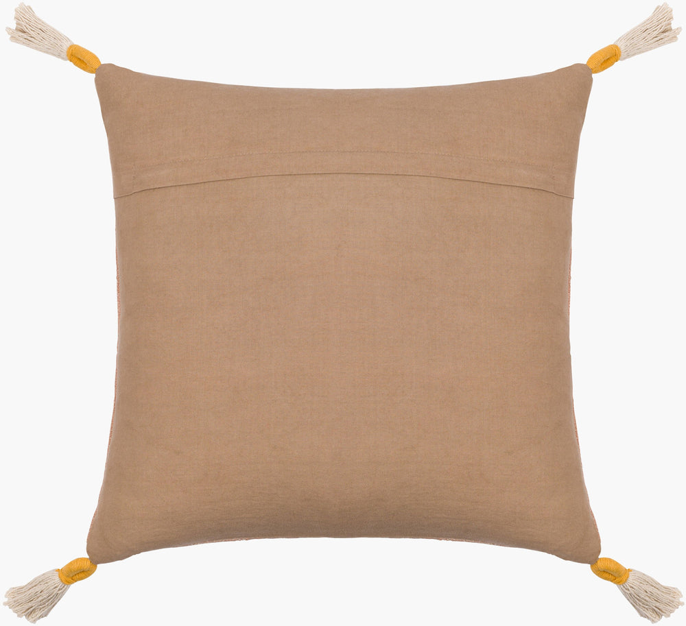 Surya Mystic Bohemian Global Lumbar Pillow - 14"L X 22"W, Luxurious Cotton, Vibrant Design For Home Decor Dusty Pink Cotton,Cotton Myc003-1422