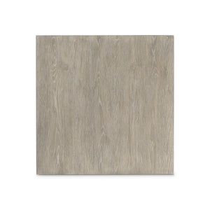 Bernhardt Bernhardt Sculptural Moda Side Table With Oak Aurum Top, Woodgrain Resin Base, Compact Modern Accent 547127