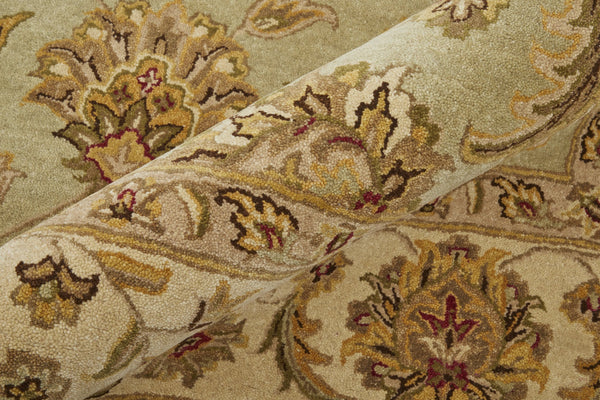 Feizy Rugs Wagner Hand Tufted Wool Oriental Rug - Durable, Stain-resistant Design Perfect For High-traffic Areas Tan,Brown,Green Wool Wgr8941fsagbgef00