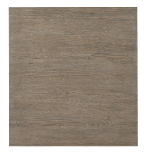 Hooker Furniture Serenity Malibu Gray Washed Oak End Table With Soft-Close Drawer, Weathered Cottage Charm, 26" L 6350-80213-95