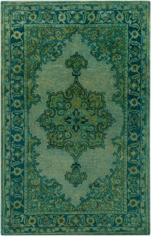 Surya Mykonos Myk-5009 2' X 3' Hand-tufted Wool Rug – Timeless Elegance, Low Pile, Durable, And Charming Olive Nz Wool Myk5009-23