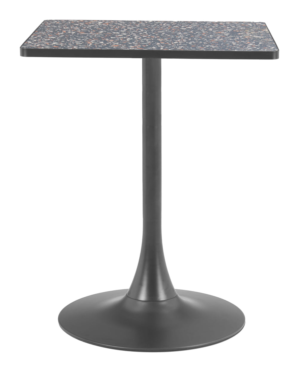 Zuo Modern Spot Bistro Table – Modern Elegance For Your Home Decor, Chic Mdf And Steel Design For Versatile Use Black Mdf,Steel 110411-zuo-modern