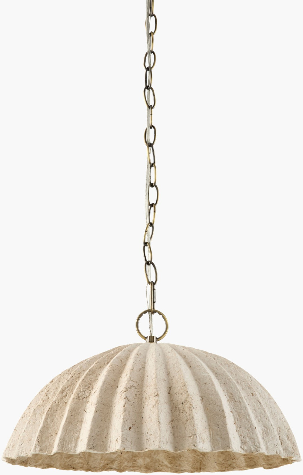 Livabliss Moyalia Woven Metal and Paper Coastal Pendant Light for Dining Rooms and Entryways MYLI-001
