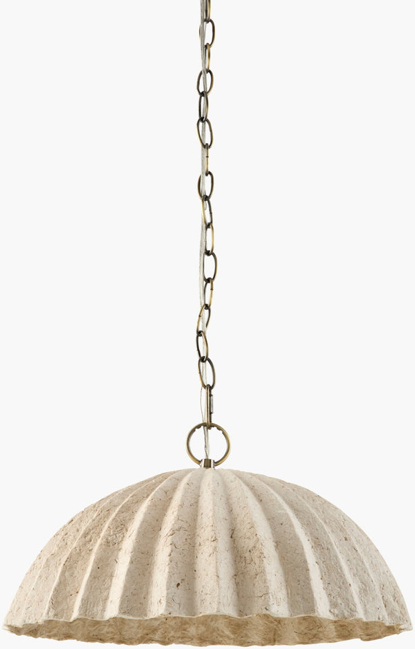 Livabliss Moyalia Woven Metal and Paper Coastal Pendant Light for Dining Rooms and Entryways MYLI-001