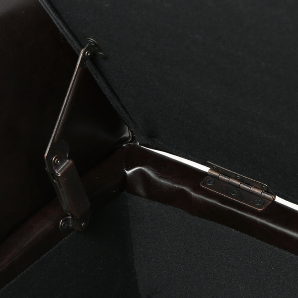 English Elm Christopher Knight Home® - HAYES Storage Ottoman Bench with Roll Arms and PU Leather Upholstery, Built-In Hidden Seat Storage, Birch Wood Legs Brown 57735.00BRN