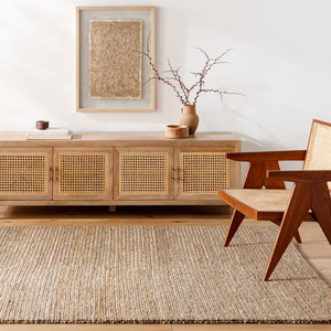 Surya Molly 2' X 3' Hand-woven Wool & Jute Rug - Modern Style, Durable, No-pile Design, Made In India Taupe Wool,Jute Mym2300-23