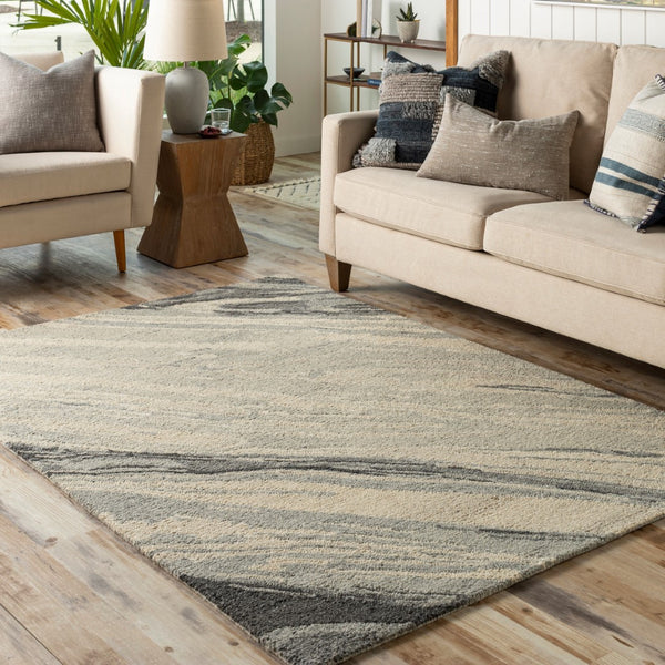 Livabliss Marvel Area Rug - Stylish Machine Woven Design For Modern And Traditional Spaces, Easy Care Comfort Light Gray,Light Beige,Gray,Charcoal Wool Myn2302-81012