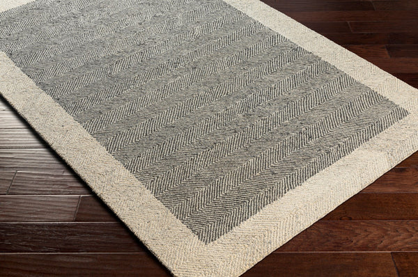 Livabliss Marvel Area Rug - Stylish Machine Woven Design For Modern And Traditional Spaces, Easy Care Comfort Light Beige,Light Slate,Charcoal,Black Wool Myn2304-81012