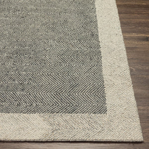 Livabliss Marvel Area Rug - Stylish Machine Woven Design For Modern And Traditional Spaces, Easy Care Comfort Light Beige,Light Slate,Charcoal,Black Wool Myn2304-81012