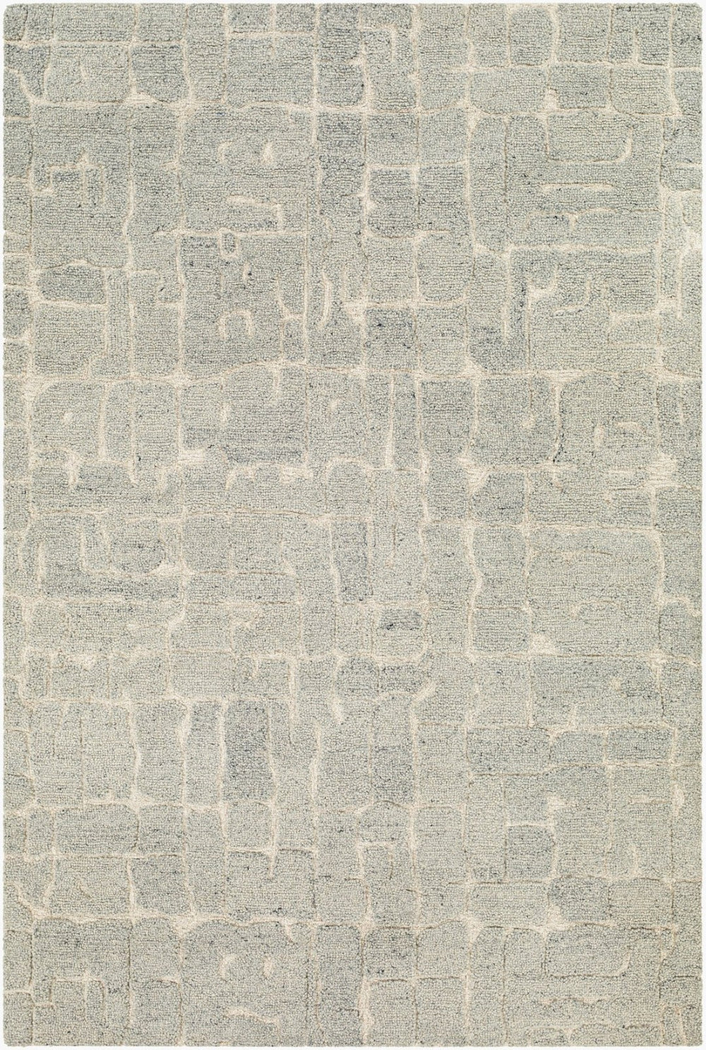 Livabliss Madelyn Hand Tufted Wool Area Rug Modern Pattern for Entryway Bathroom or Bedroom Light Gray, Lig 2' x 3' MYN2305-23