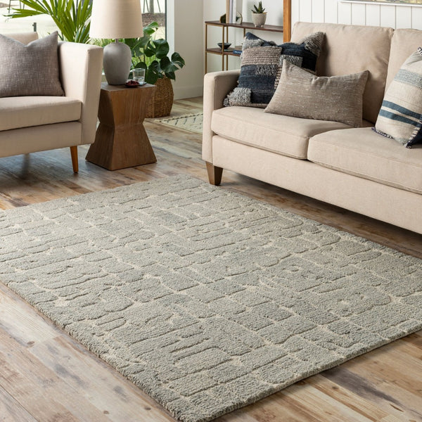 Livabliss Madelyn Hand Tufted Wool Area Rug for Living Room Dining or Bedroom Floors Light Beige, Ch 8'10" x 12' MYN2306-81012