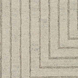 Livabliss Marvel Area Rug - Stylish Machine Woven Design For Modern And Traditional Spaces, Easy Care Comfort Light Gray,Charcoal Wool Myn2307-81012