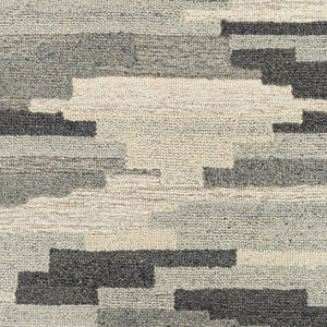 Surya Madelyn 2' X 3' Hand-tufted Wool Rug - Rustic Charm For Cozy Spaces, Perfect Medium Pile Height! Gray Wool Myn2308-23