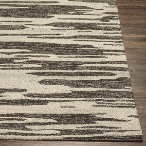 Livabliss Marvel Area Rug - Stylish Machine Woven Design For Modern And Traditional Spaces, Easy Care Comfort Light Beige,Charcoal,Black Wool Myn2309-81012