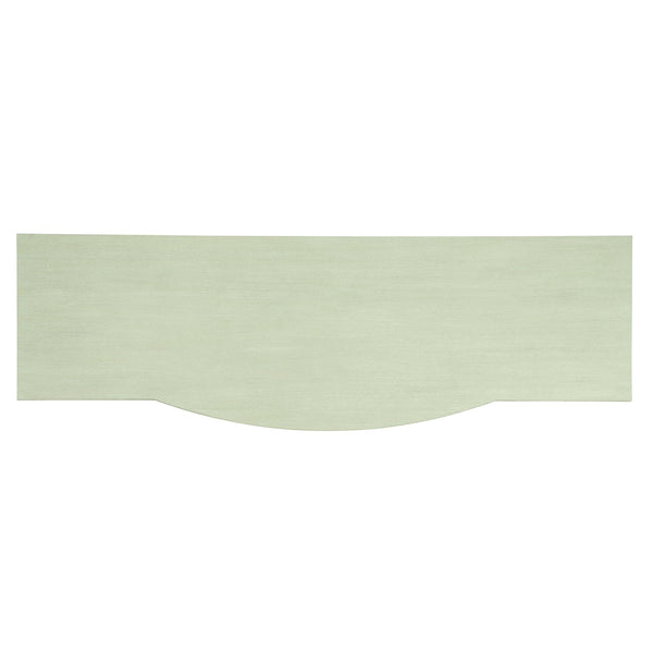 Bernhardt Bernhardt Cerused Linen East Hampton Dresser — 9-Drawer Neo-Traditional Bowed Front With Nickel Pulls 395054