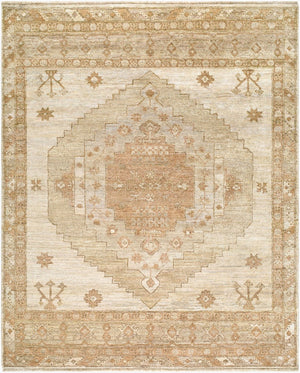Surya Malayer Hand Knotted Recycled Silk Persian Geometric Area Rug for Entryway or Bedroom 2' x 3' Rectangle MYR2301-23