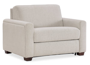 Hooker Furniture Griffin Twin Sleeper Chair Beige Performance Fabric Transitional Lounge for Guest Rooms SS179-TS01-405