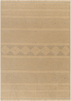 Livabliss Mystery Jute Flatweave Accent Rug Fringe Border Bohemian Style for Entryways Hallways MYS2301-2745