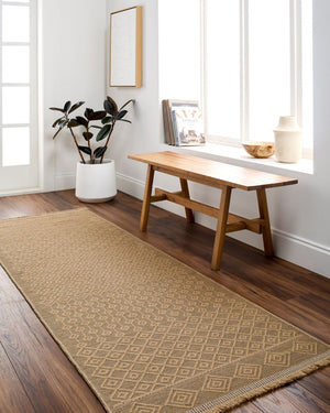 Livabliss Mystery Flat Weave Jute Rug with Fringe Turkish Woven Bohemian Entryway Accent MYS2303-2745