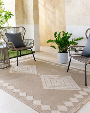 Livabliss Marvel Area Rug - Stylish Machine Woven Design For Modern And Traditional Spaces, Easy Care Comfort Tan,Light Beige,Beige,Cream Jute,Cotton Mys2304-2773