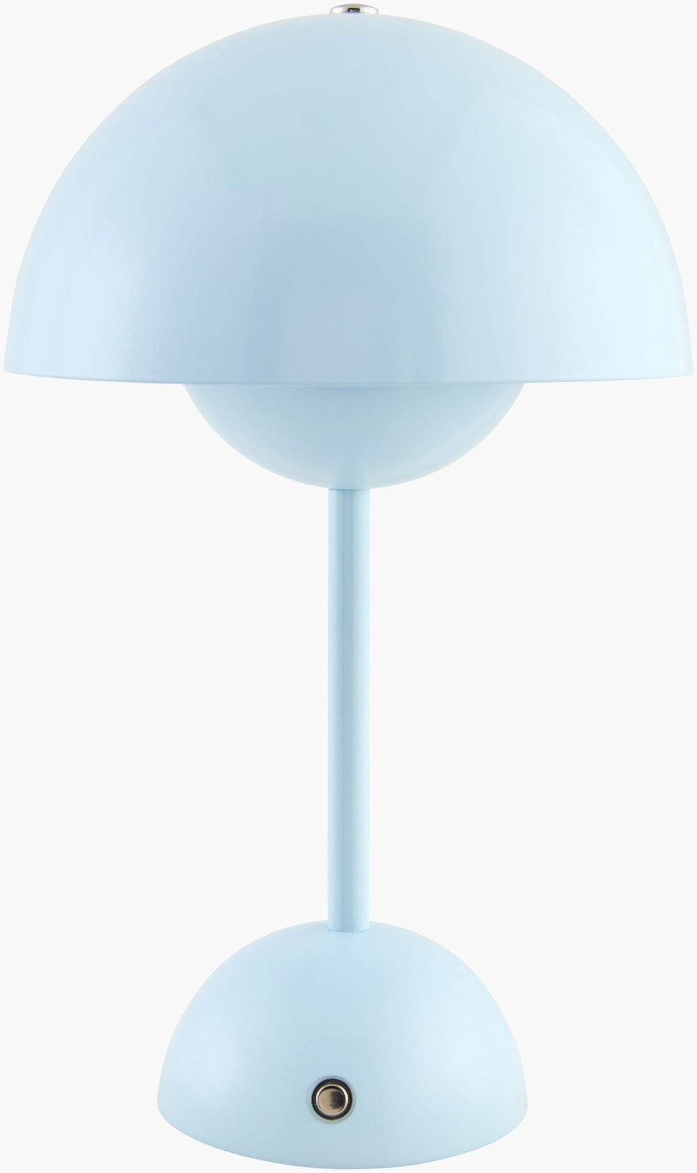 Livabliss Mayotte Cordless Felt and Metal Accent Lamp Warm Glow for Shelves or Bedside MYT-005