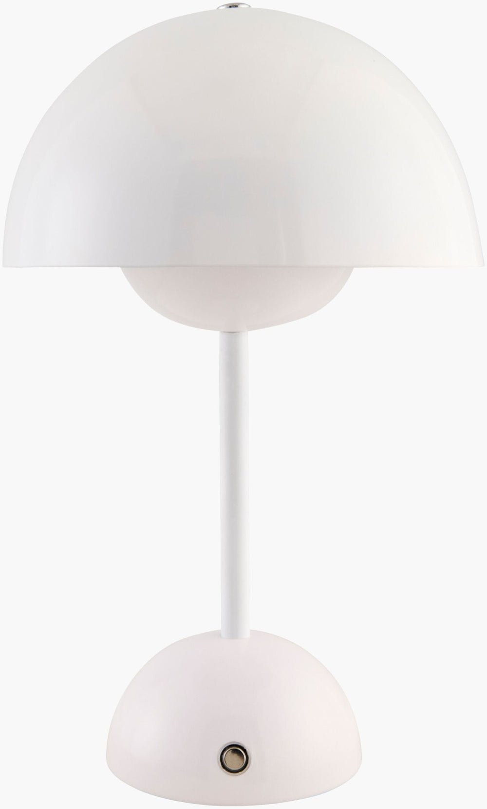 Livabliss Mayotte Cordless Felt and Metal Accent Lamp Warm Glow for Bedside or Shelf Styling MYT-006