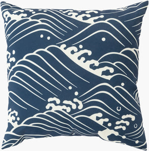 Livabliss Mizu Woven Geometric Square Accent Pillow Polyfill Insert for Modern Living Spaces MZ002-1818