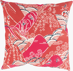 Livabliss Mizu Geometric Woven Polyester Square Accent Pillow for Sofa Bed or Window Seat MZ006-1818