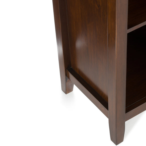 English Elm Artisan 12-Cube Storage Unit In Russet Brown - Handcrafted Solid Wood With Stylish Versatility B136P159474