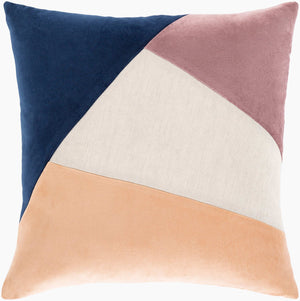 Surya Moza Accent Pillow - Mid-century Modern Design, Soft Linen-cotton Blend, Perfect For Any Room Decor Mauve Cotton,Linen,Cotton Mza001-2020