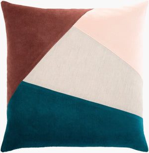 Livabliss Moza Geometric Linen Cotton Accent Pillow Mid Century Modern Neutral Woven Decor MZA002-1818