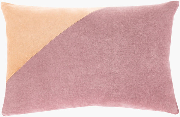 Surya Moza Handcrafted Cotton Lumbar Pillow with Artisan Stitching for Sofas and Beds MZA007-1320