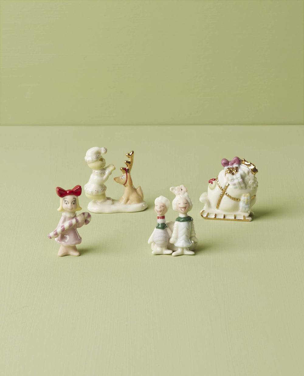 Lenox Who-Ville Accessories 4-Piece Figurine Set Multi, NO COLOR PORCELAIN 897220