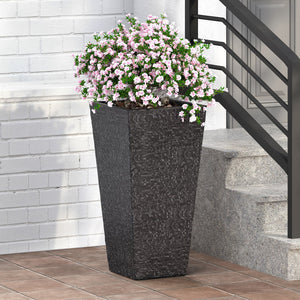 English Elm Mgo Concrete Tall Column Planter Handcrafted Outdoor Vertical Garden Accent Piece 73344.00