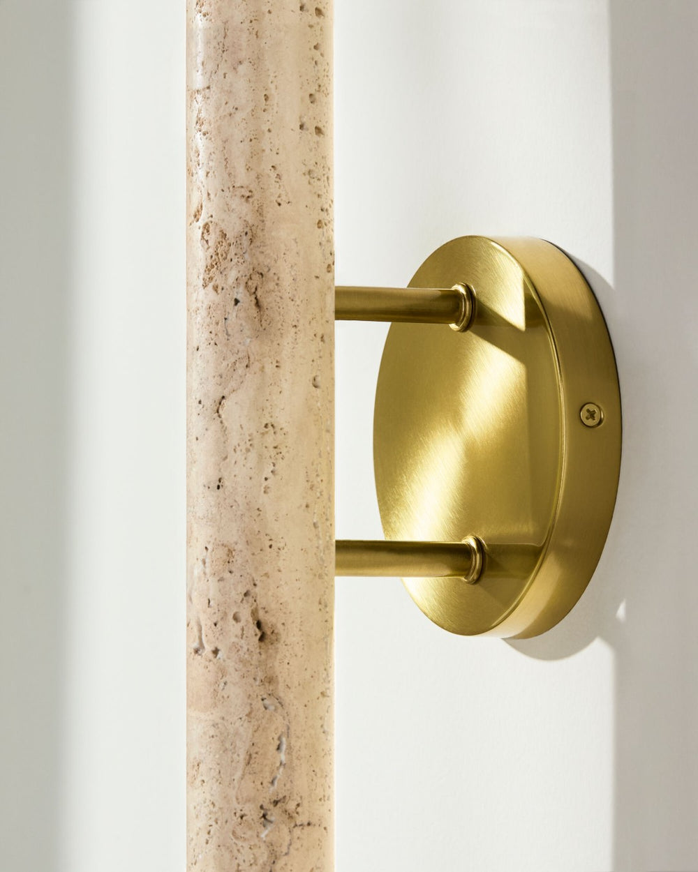 Surya Marzia Arts and Crafts Metal Stone Wall Sconce Tall Ambient Light for Entryways MZI-023