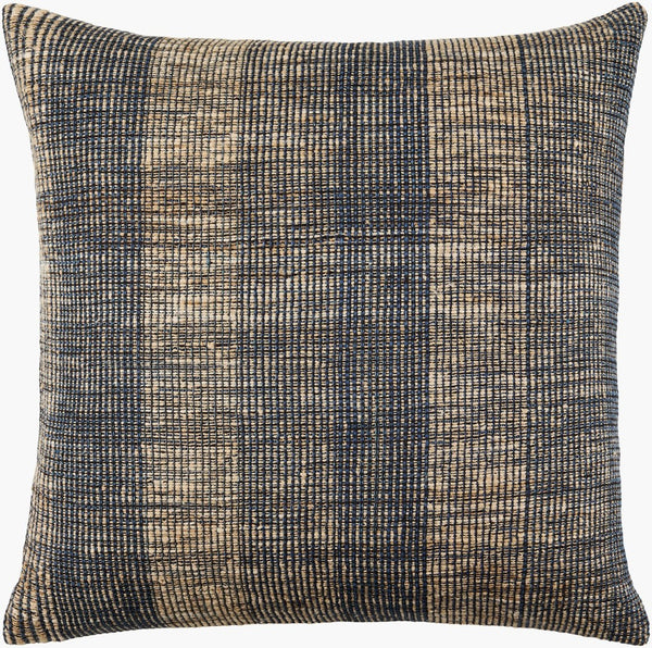 Surya Marzano Handcrafted Cotton Silk Blend Square Throw Pillow Artisan Woven Luxe Accent MZN002-2222
