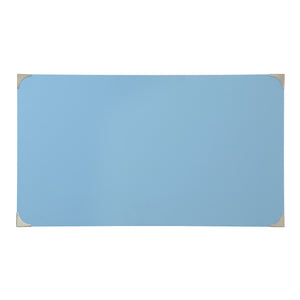 Homelegance By Top-Line Beatrix X-Base Wood Accent Campaign Writing Desk Blue MDF